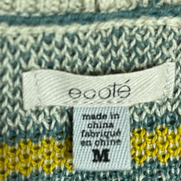 Eocte Women’s Size Medium Long Sleeve Tribal Cardigan Sweater - Picture 6 of 6